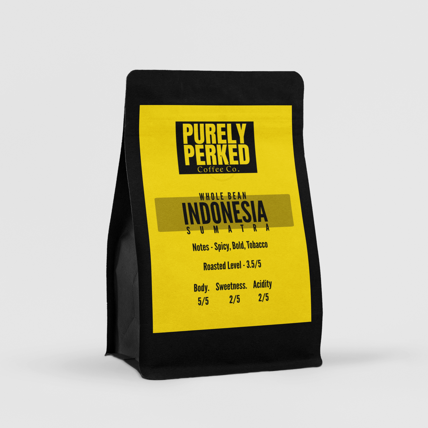 Purely Perked Indonesia Sumatra 250g